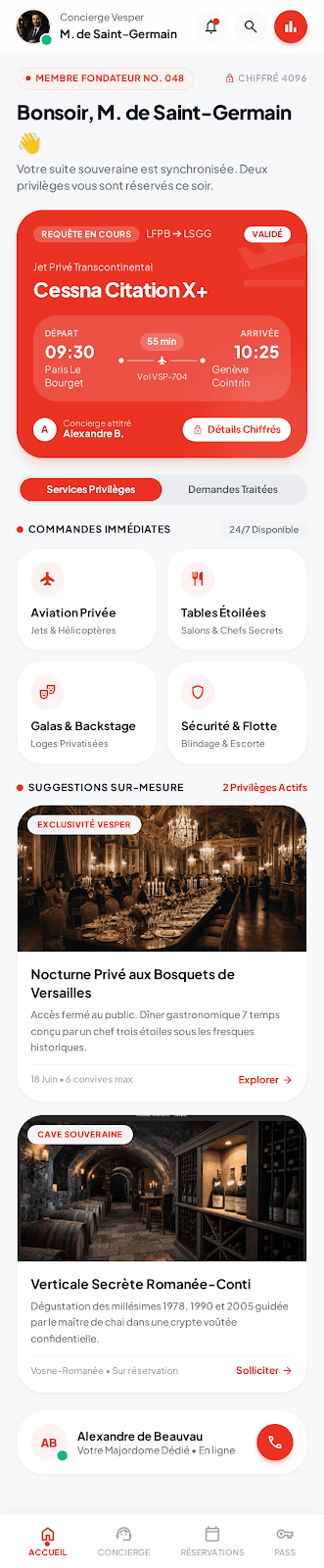 Le concierge personnel nouvelle génération dans votre poche.