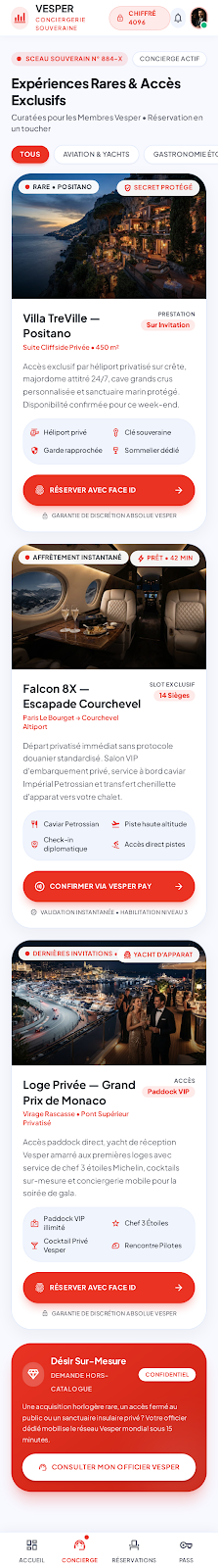 Expériences Vesper